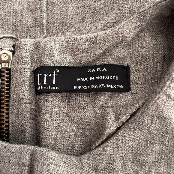 Zara TRF Collection Gray Mini Dress, XS - Picture 6 of 9
